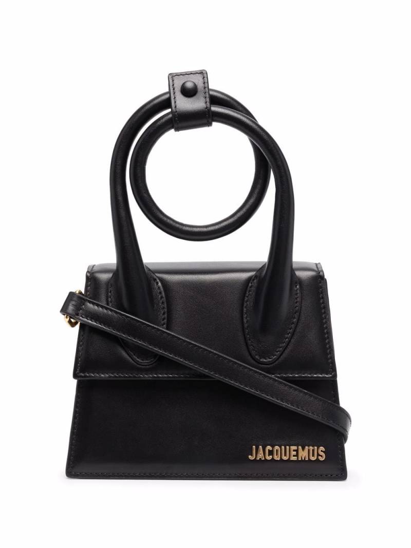 Jacquemus Le Chiquito Noeud tote bag - Black von Jacquemus