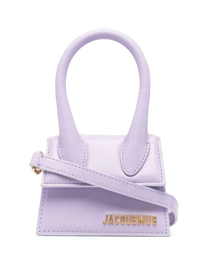 Jacquemus Le Chiquito leather tote bag - Purple von Jacquemus