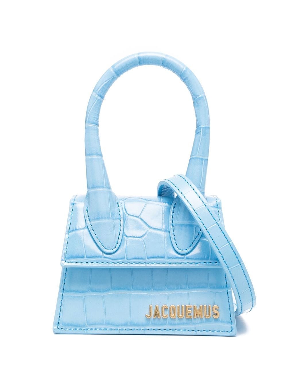 Jacquemus Le Chiquito mini leather bag - Blue von Jacquemus