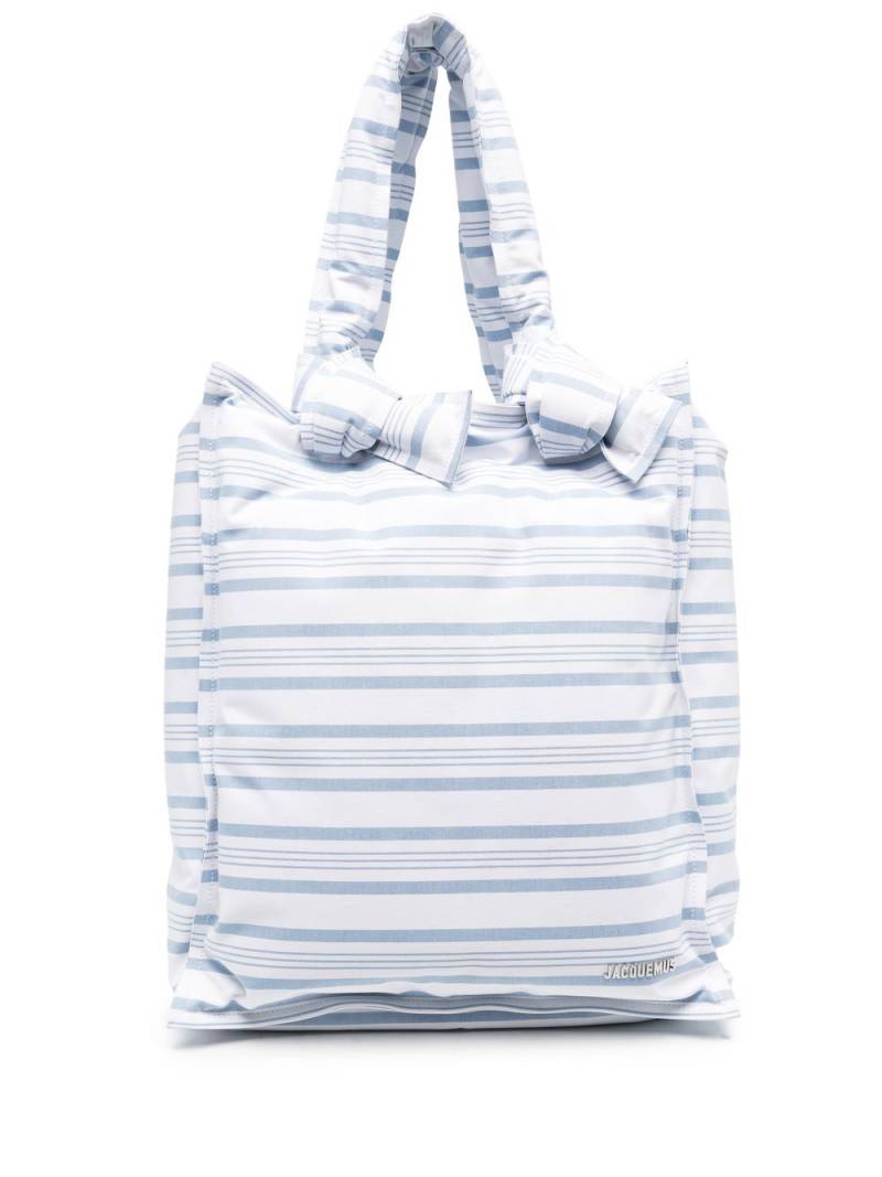 Jacquemus Le Cuscinu Pillow tote bag - Blue von Jacquemus