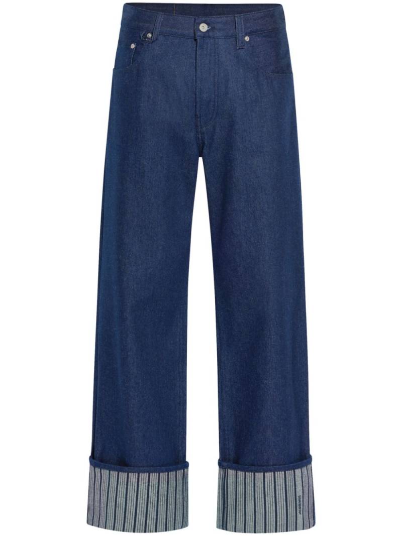 Jacquemus Le De-Nîmes Large jeans - Blue von Jacquemus