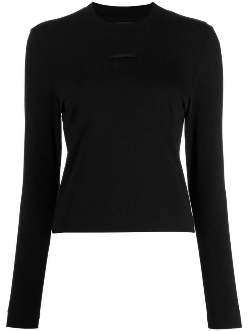 Jacquemus Le T-shirt Gros Grain top - Black von Jacquemus