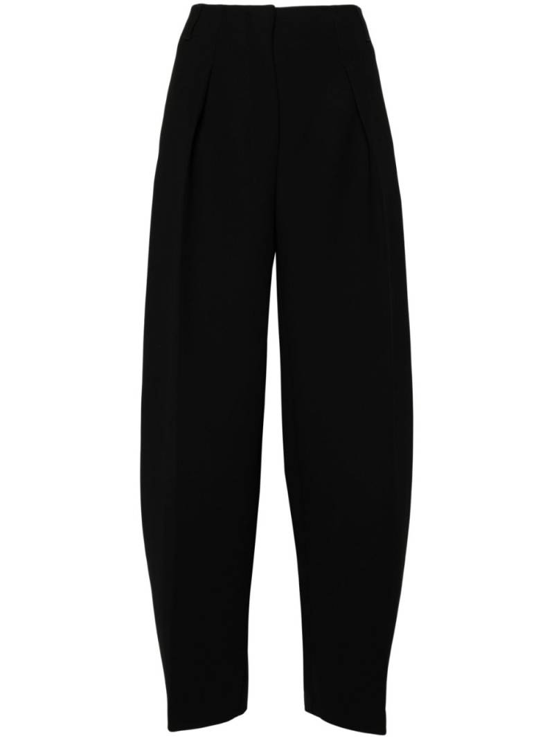 Jacquemus Le Pantalon Ovalo wide-leg trousers - Black von Jacquemus