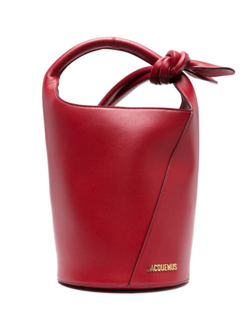 Jacquemus Le Petit Tourni bucket bag - Red von Jacquemus