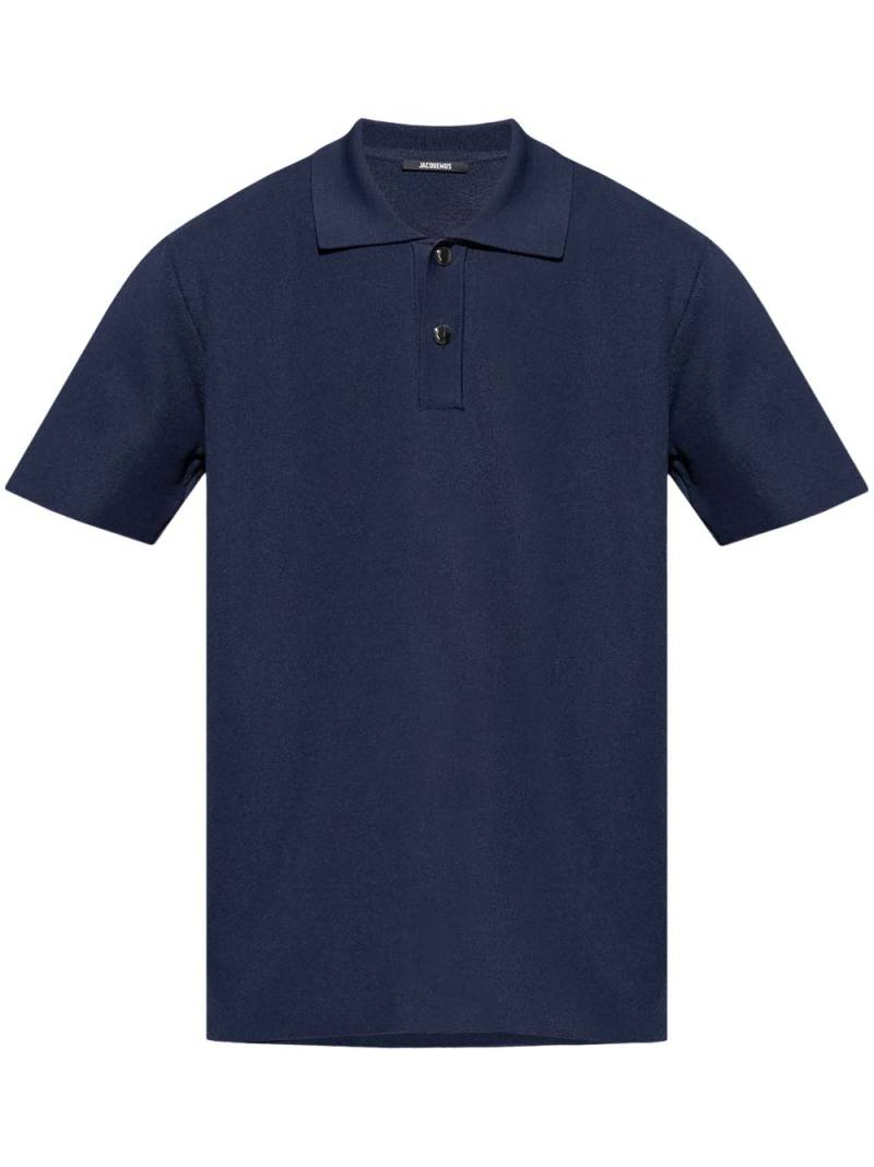 Jacquemus Le Polo Maille polo shirt - Blue von Jacquemus