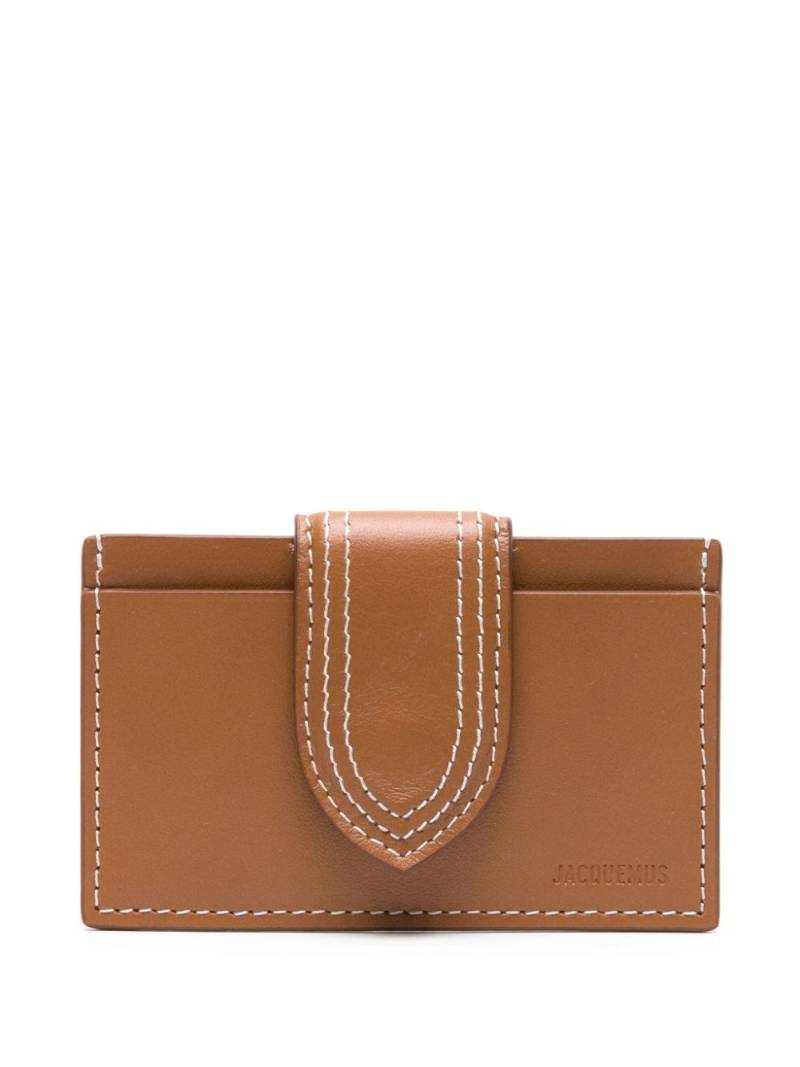 Jacquemus Le Porte-Carte Bambino card holder - Brown von Jacquemus