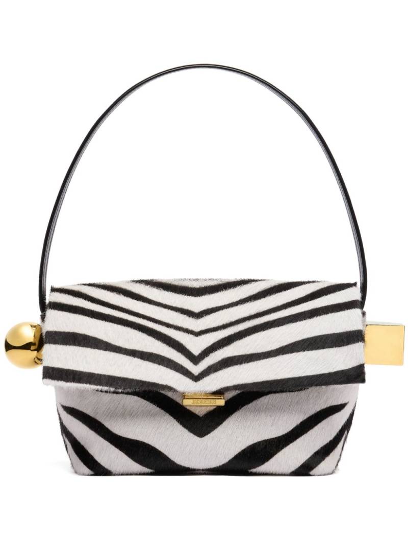 Jacquemus Le Rond Carré shoulder bag - White von Jacquemus