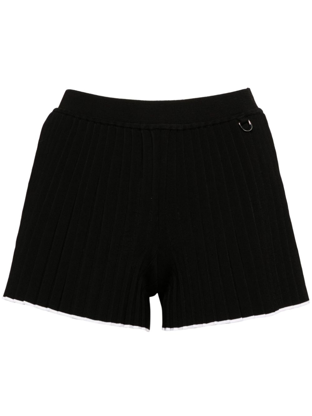 Jacquemus Le Short plissé knitted shorts - Black von Jacquemus