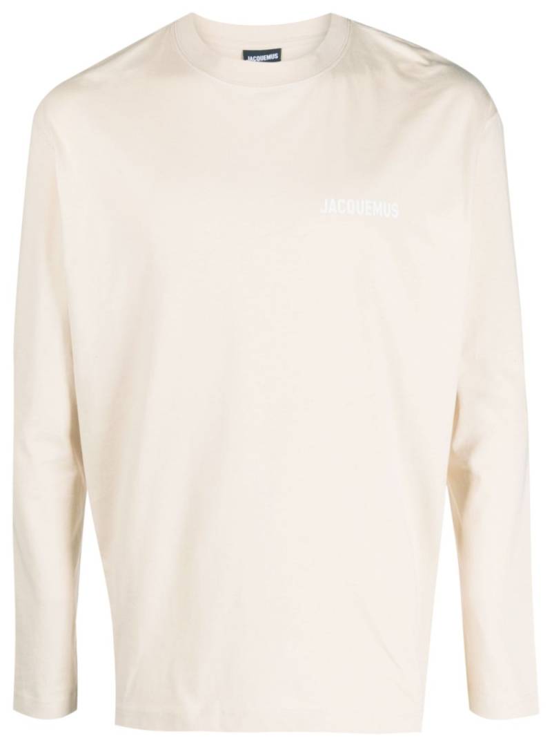 Jacquemus Le T-shirt Manches Longues top - Neutrals von Jacquemus