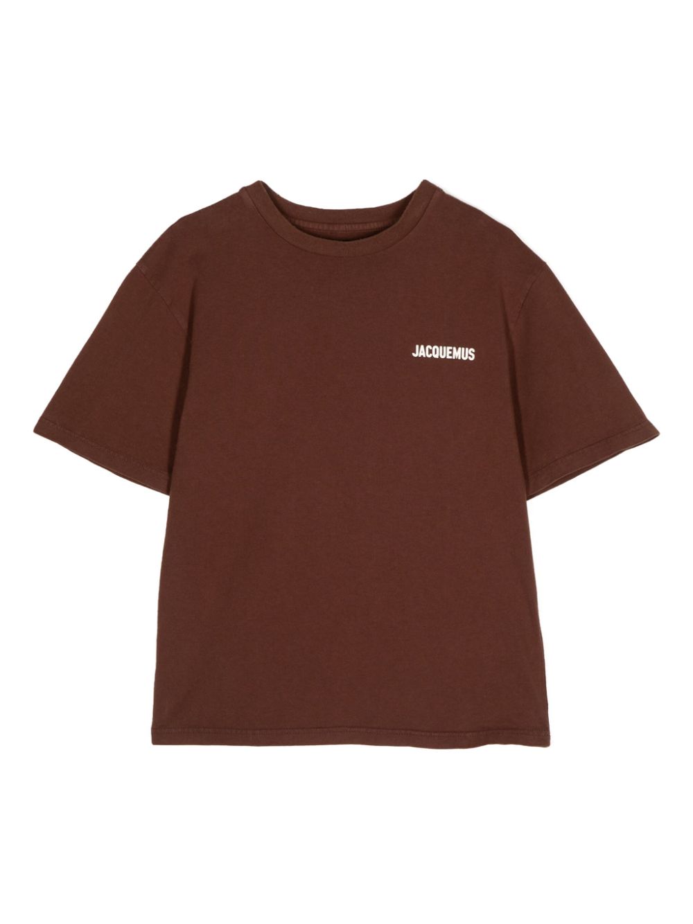 JACQUEMUS L'ENFANT Le T-shirt cotton T-shirt - Brown von JACQUEMUS L'ENFANT