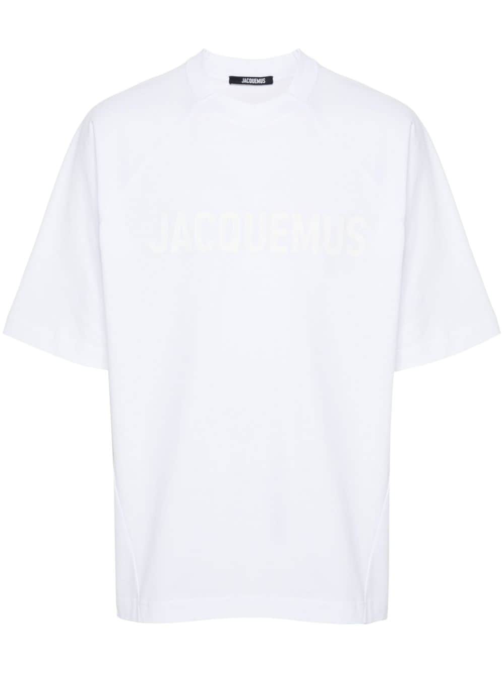 Jacquemus Le Tshirt Typo logo-print T-shirt - White von Jacquemus