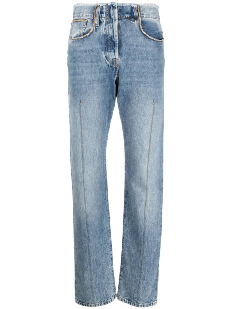 Jacquemus Le de Nimes Linon straight-leg jeans - Blue von Jacquemus