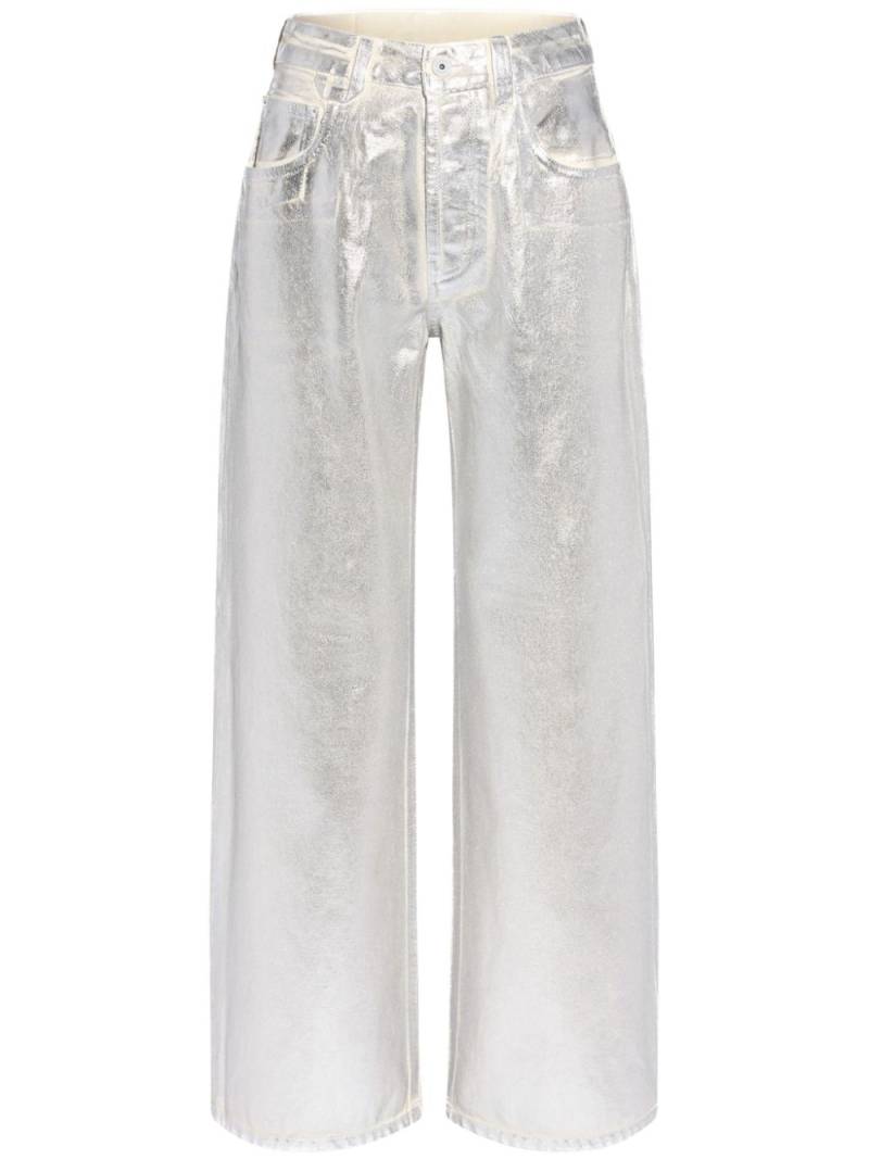 Jacquemus Le de-Nîmes jeans - Silver von Jacquemus