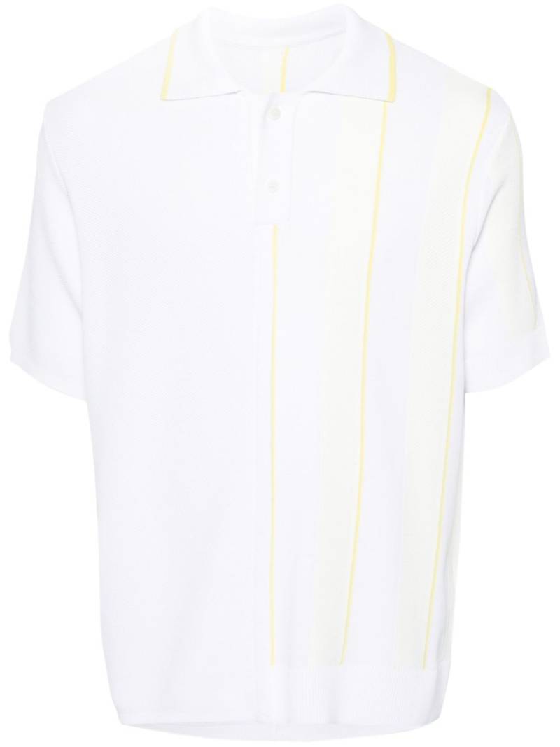 Jacquemus Le polo Juego polo shirt - White von Jacquemus