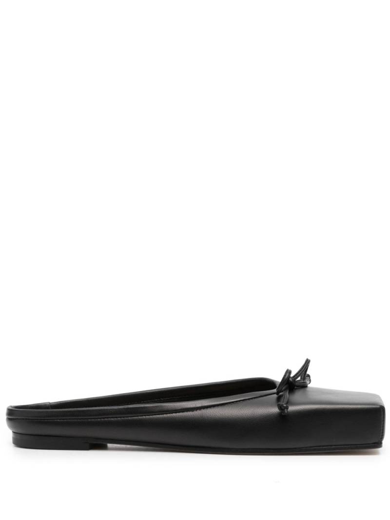 Jacquemus Les Ballets square-toe mules - Black von Jacquemus