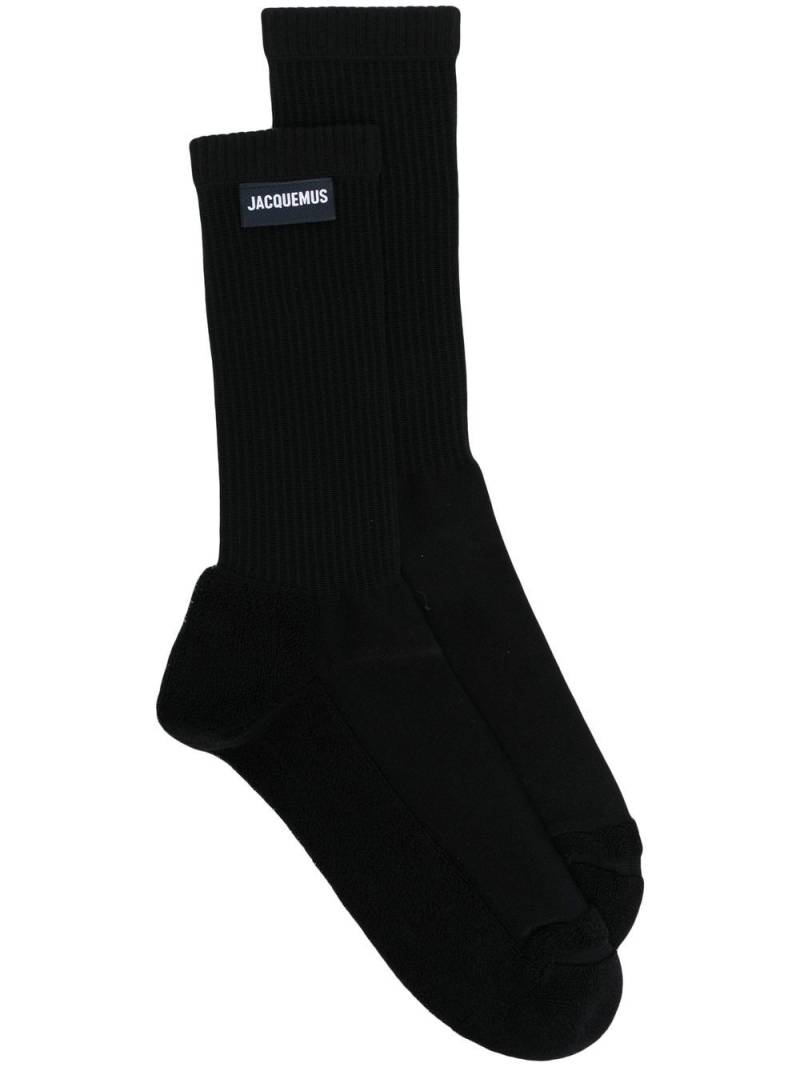 Jacquemus Les Chaussettes a L'Enver socks - Black von Jacquemus