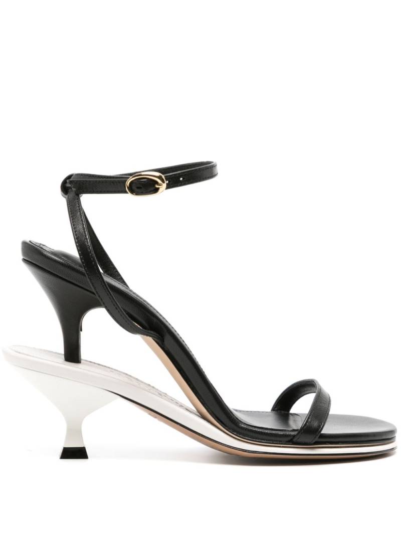 Jacquemus Les Doubles 100mm sandals - Black von Jacquemus