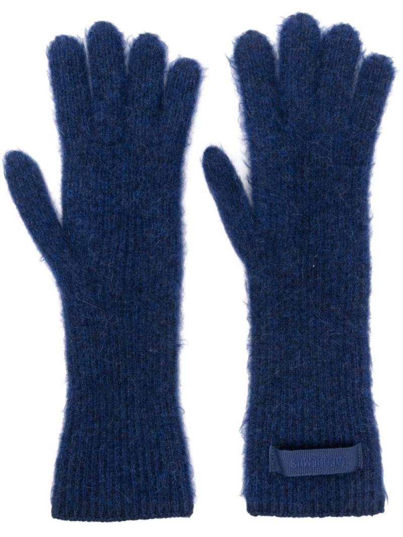 Jacquemus Les Gants Gros gloves - Blue von Jacquemus