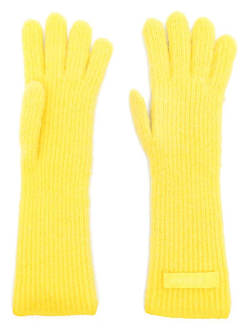 Jacquemus Les Gants Gros gloves - Yellow von Jacquemus