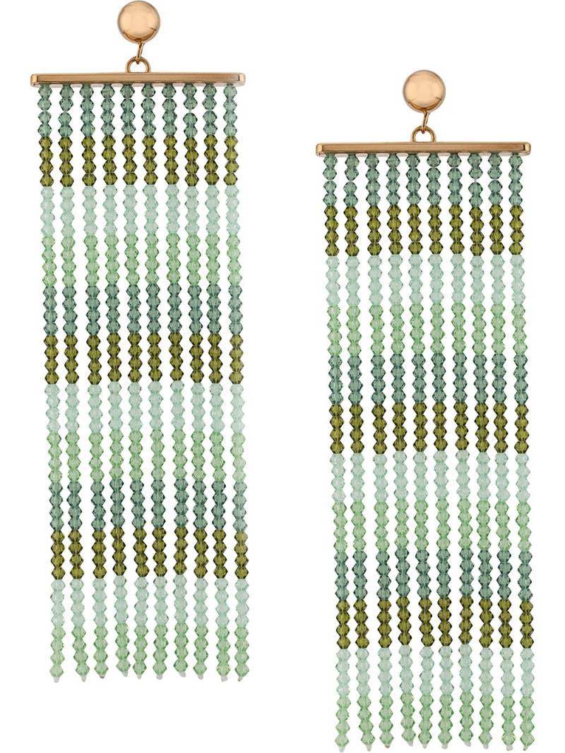 Jacquemus Les Rideaux dangling earrings - Green von Jacquemus