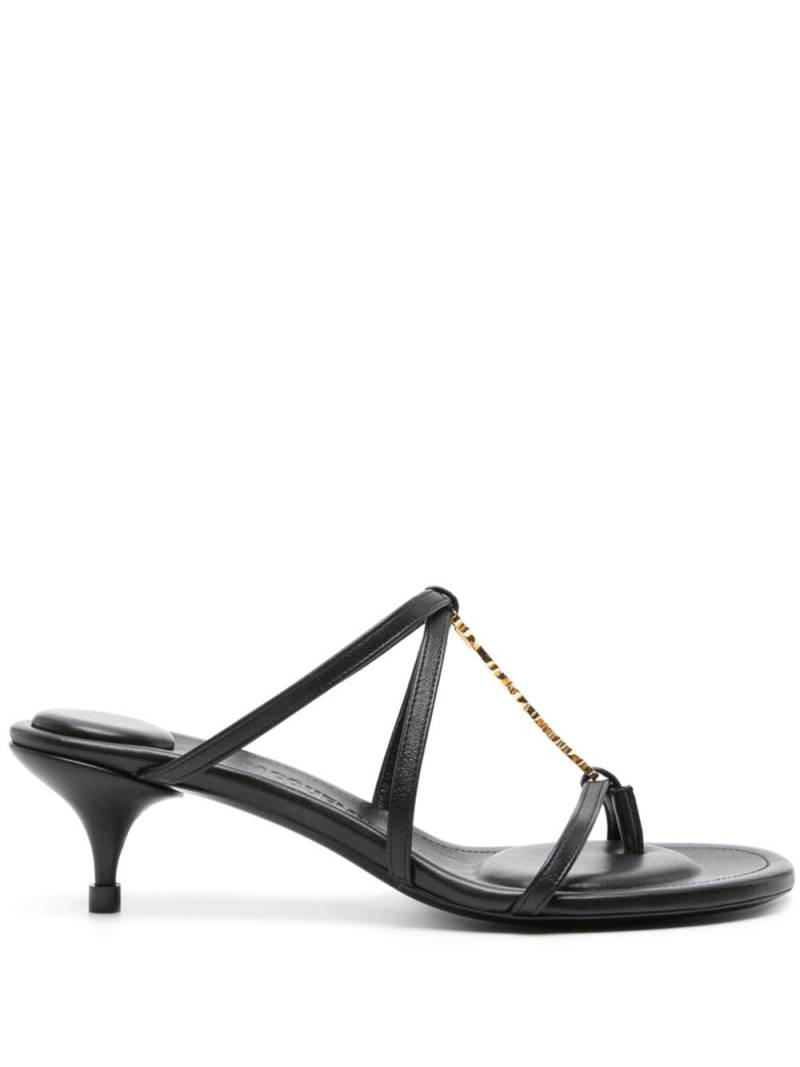 Jacquemus Les Sandales Pralu 40mm mules - Black von Jacquemus