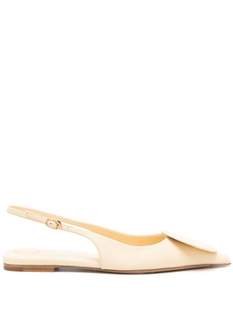 Jacquemus Les Slingback Duelo Plates ballerina shoes - Neutrals von Jacquemus