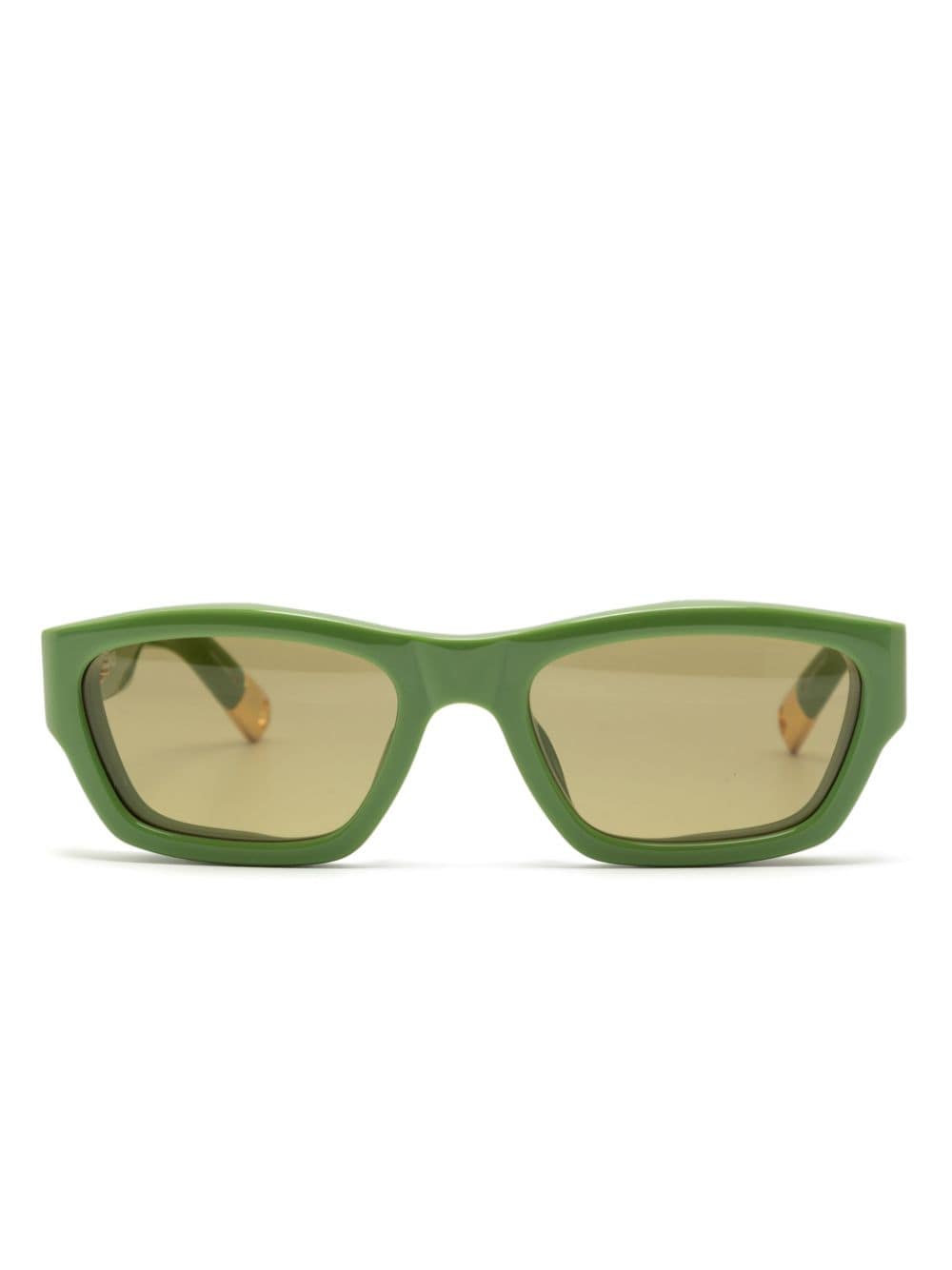 Jacquemus Les Lunettes Pilota sunglasses - Green von Jacquemus