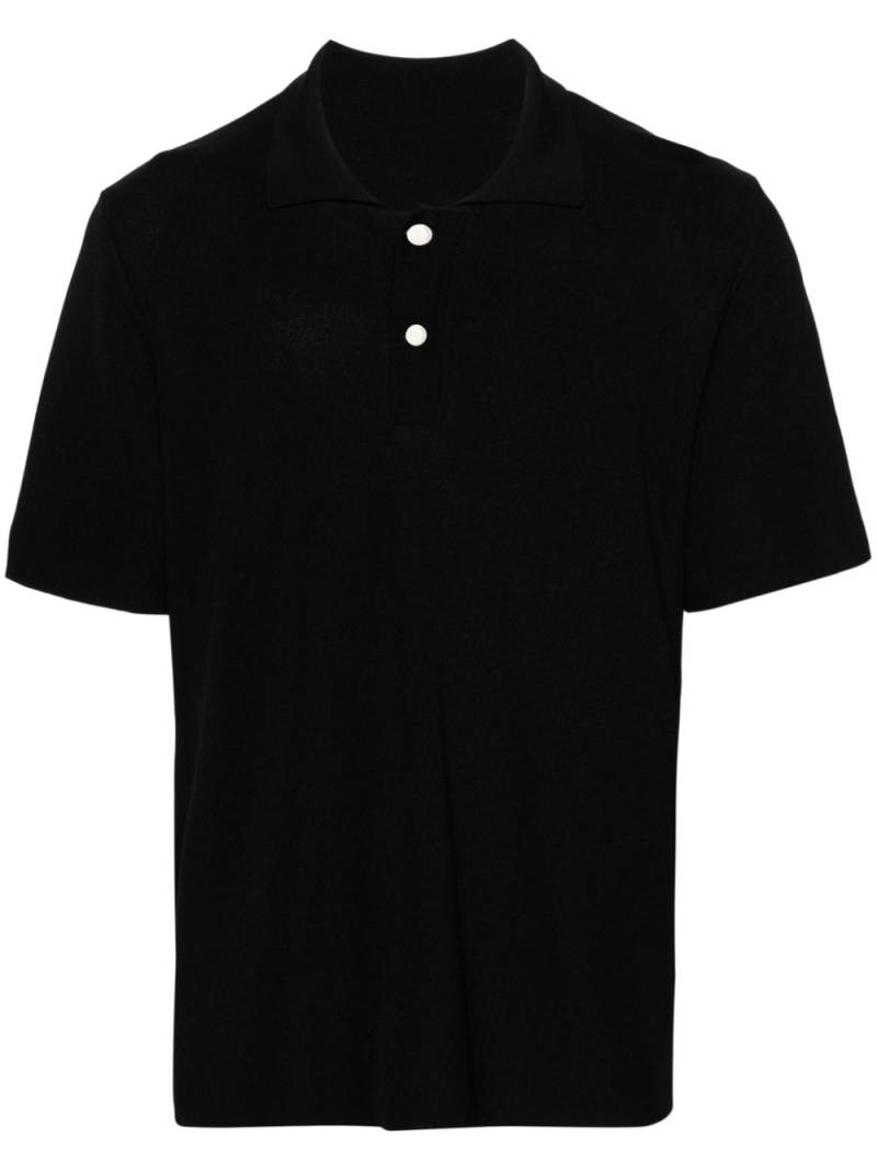 Jacquemus Le Polo Maille knitted polo top - Black von Jacquemus