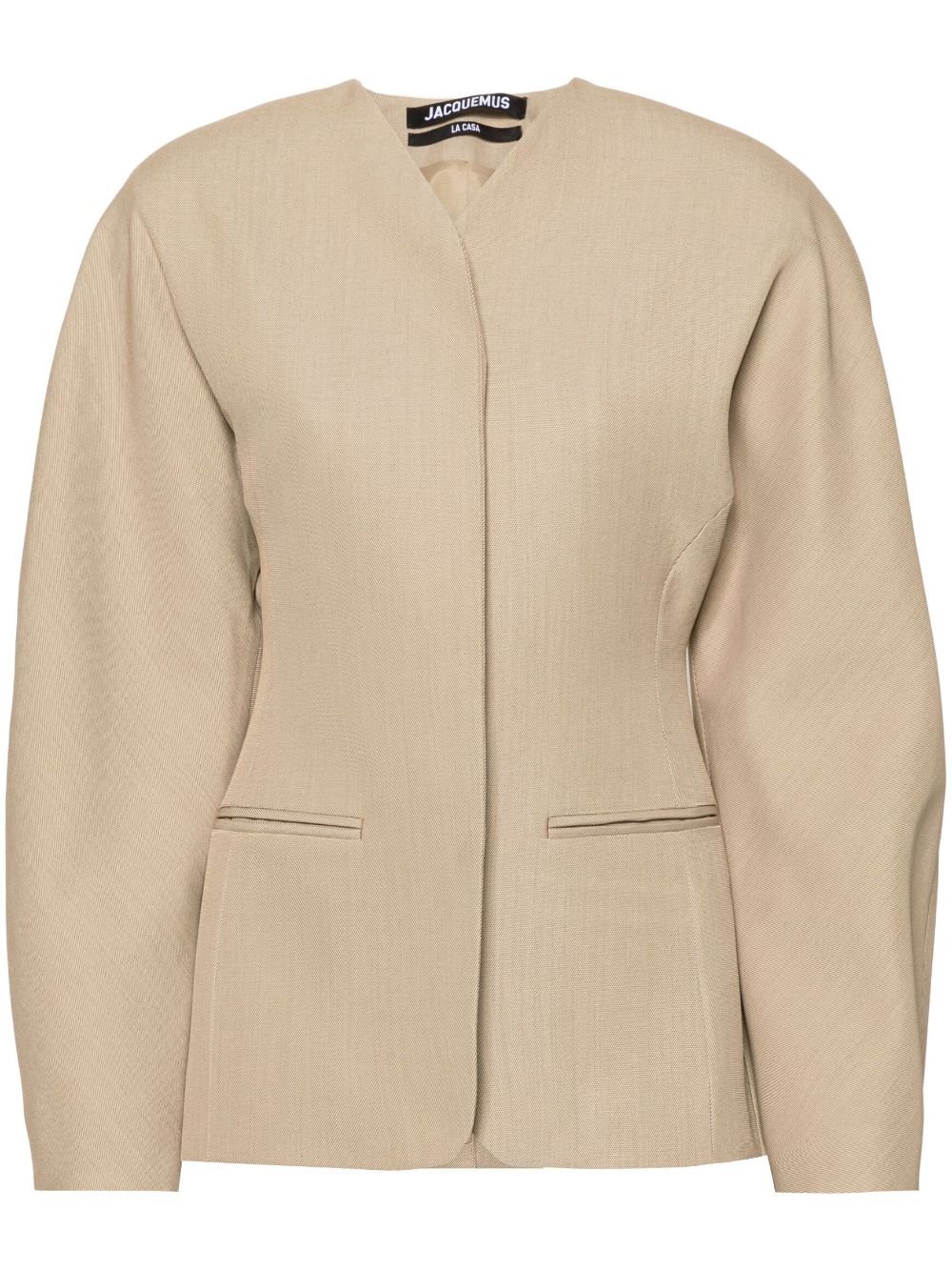 Jacquemus Ovalo jacket - Neutrals von Jacquemus