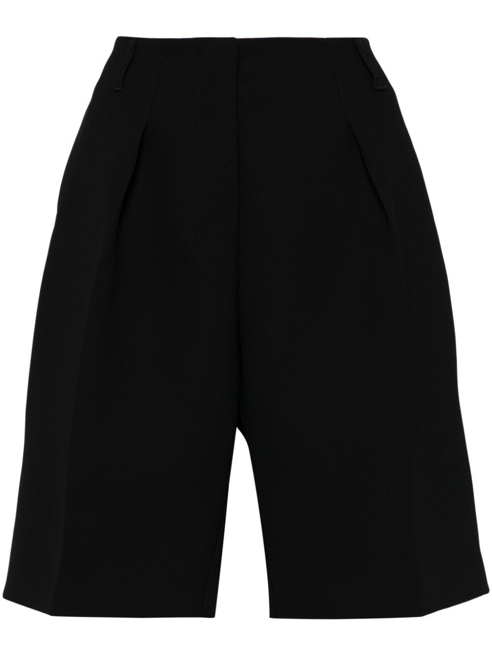 Jacquemus Ovalo pleated shorts - Black von Jacquemus