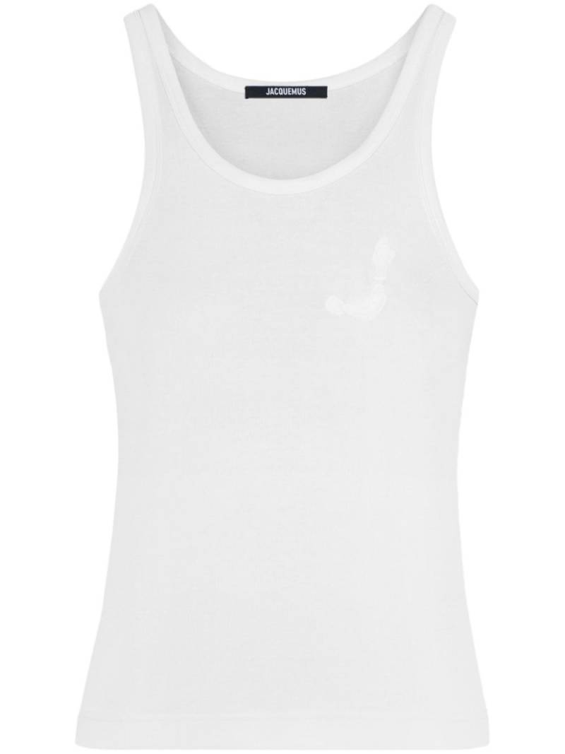 Jacquemus Pesco cotton tank top - White von Jacquemus