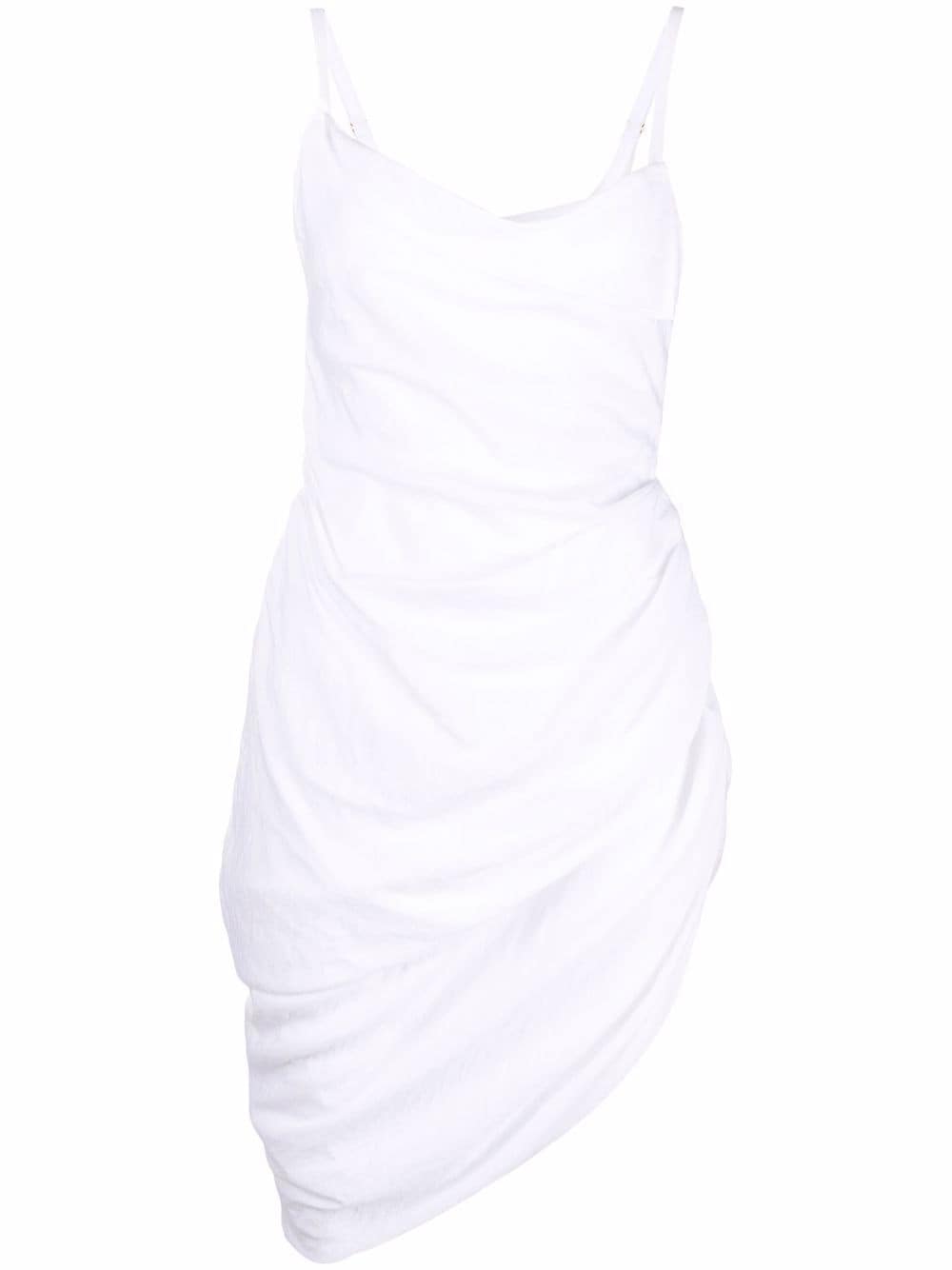 Jacquemus La Robe Saudade draped minidress - White von Jacquemus