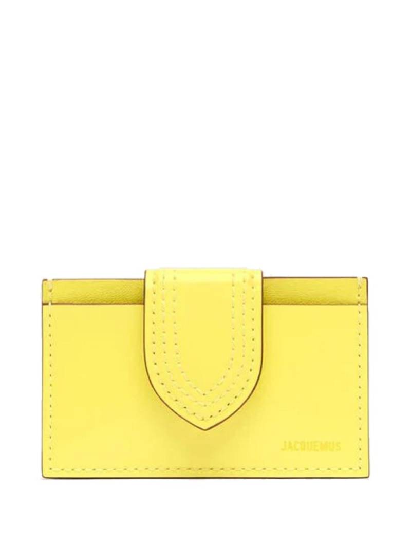 Jacquemus The Bambino card holder - Yellow von Jacquemus