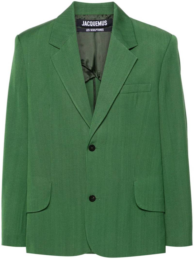 Jacquemus Titolo single-breasted blazer - Green von Jacquemus