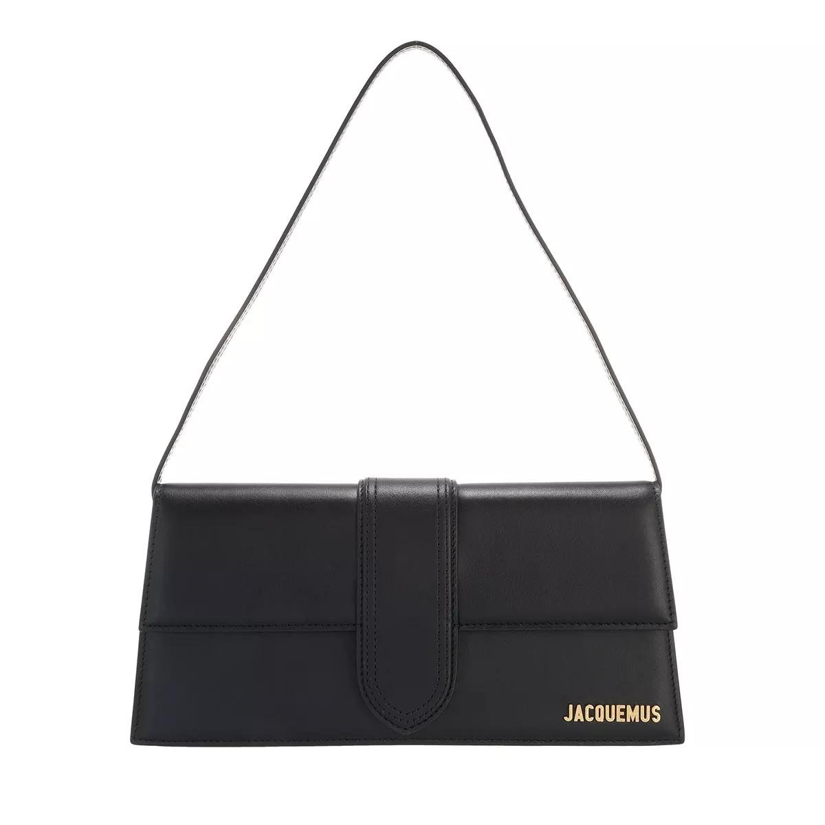 Jacquemus Umhängetasche - Le Bambino Long Shoulder Bag Leather - Gr. unisize - in Schwarz - für Damen von Jacquemus