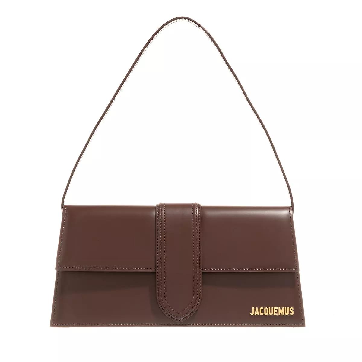 Jacquemus Umhängetasche - Le Bambino long Long flap bag - Gr. unisize - in Braun - für Damen von Jacquemus