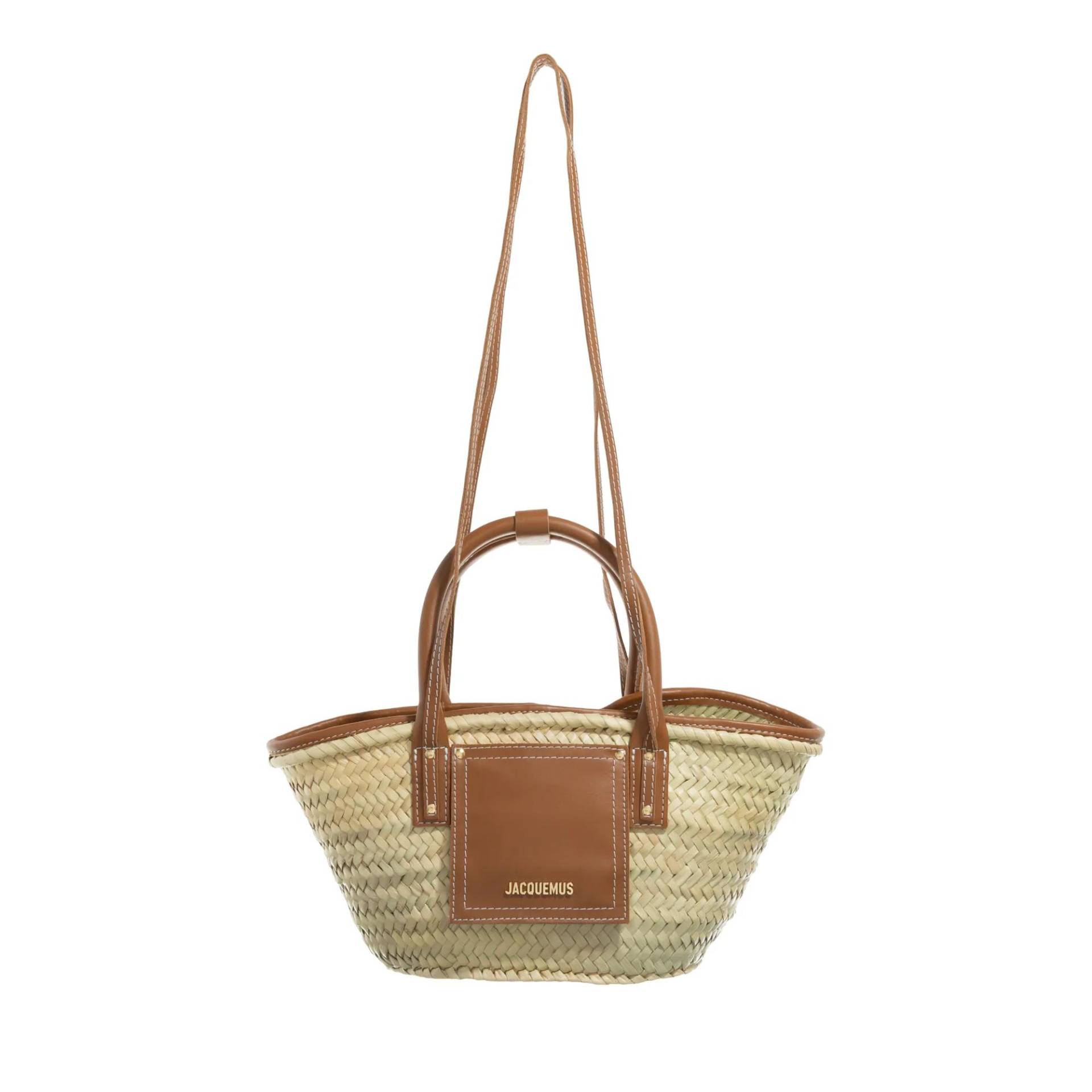 Jacquemus Umhängetasche - Straw Bucket Bag - Gr. unisize - in Beige - für Damen von Jacquemus