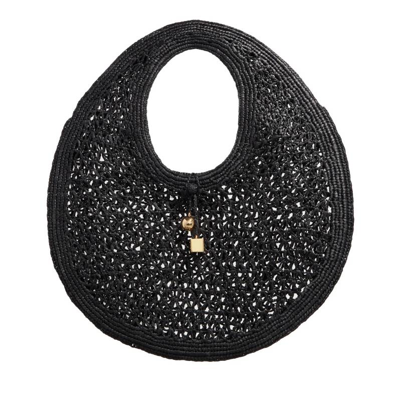 Jacquemus Schultertasche - The Round Beach - Gr. unisize - in Schwarz - für Damen von Jacquemus