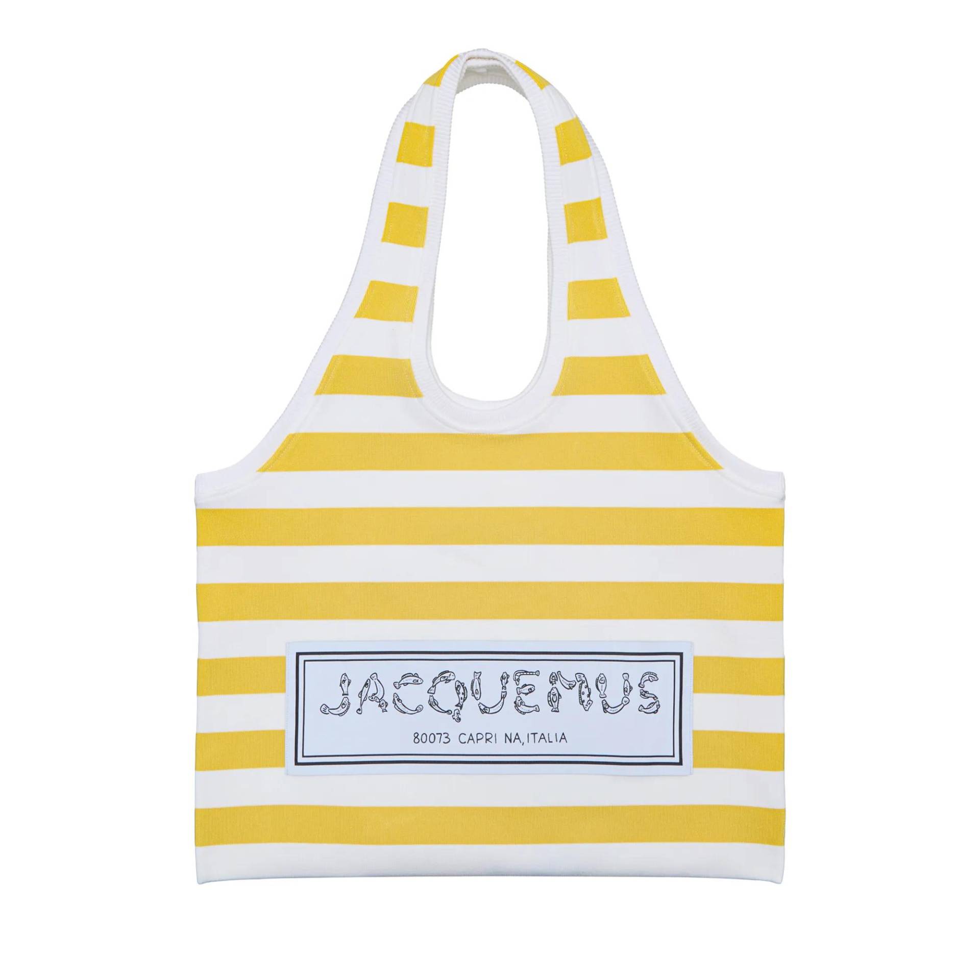 Jacquemus Schultertasche - The Tote Marcel - Gr. unisize - in Gelb - für Damen von Jacquemus