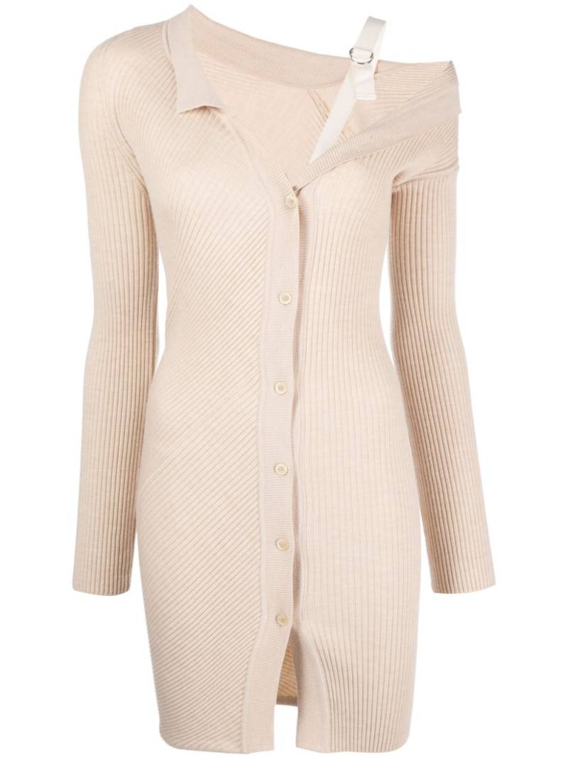 Jacquemus La Robe Maille Colin dress - Neutrals von Jacquemus