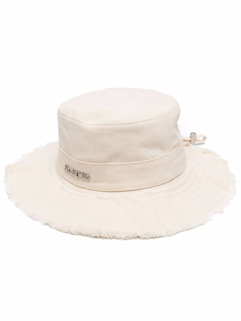 Jacquemus Le Bob Artichaut bucket hat - Neutrals von Jacquemus