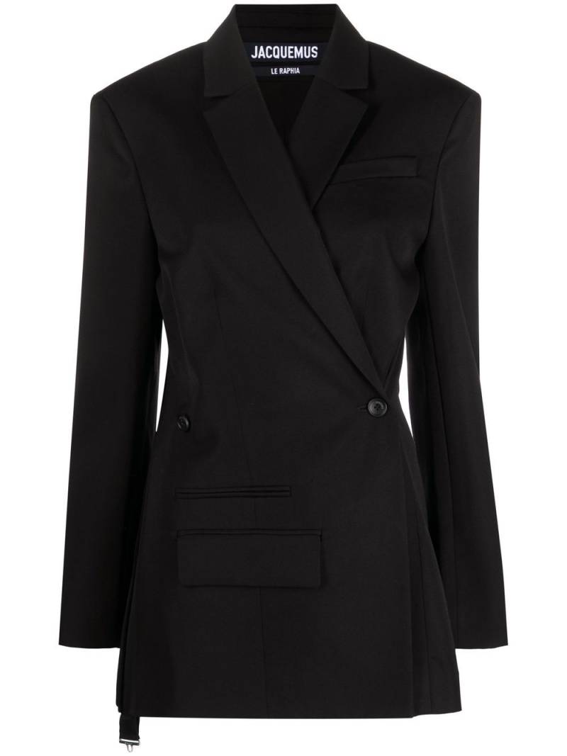 Jacquemus La Veste Tibau double-breasted blazer - Black von Jacquemus