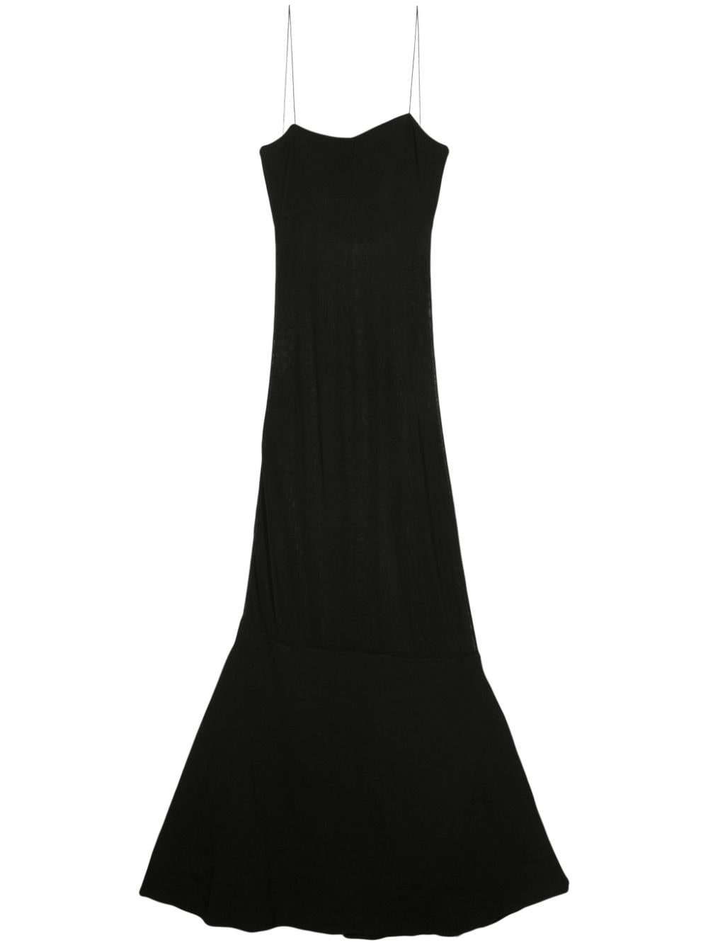 Jacquemus fine-knit maxi dress - Black von Jacquemus