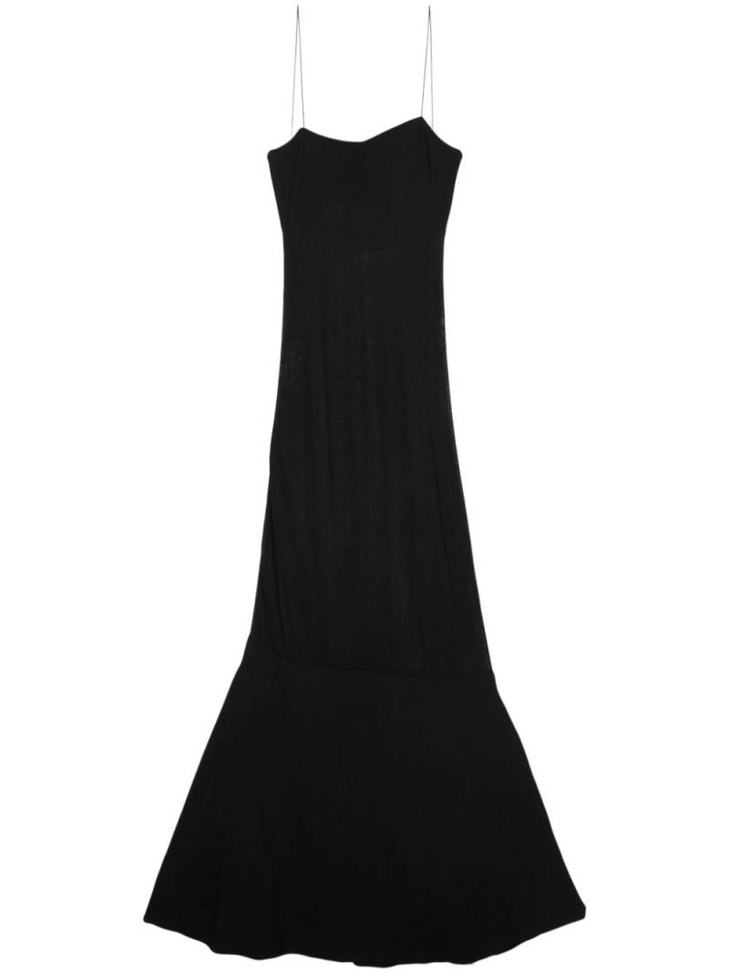 Jacquemus fine-knit maxi dress - Black von Jacquemus