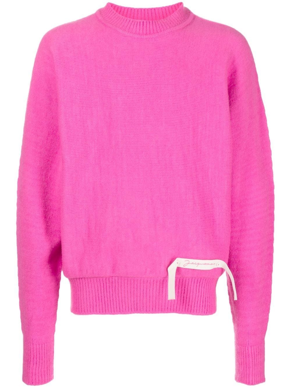 Jacquemus grosgrain logo sweater - Pink von Jacquemus