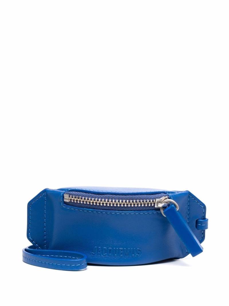 Jacquemus keyring zip wallet - Blue von Jacquemus