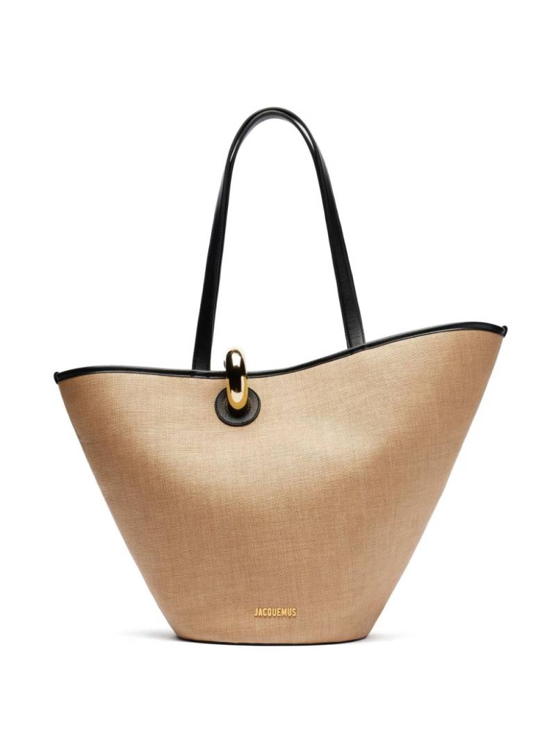 Jacquemus Le Bambola bucket bag - Neutrals von Jacquemus