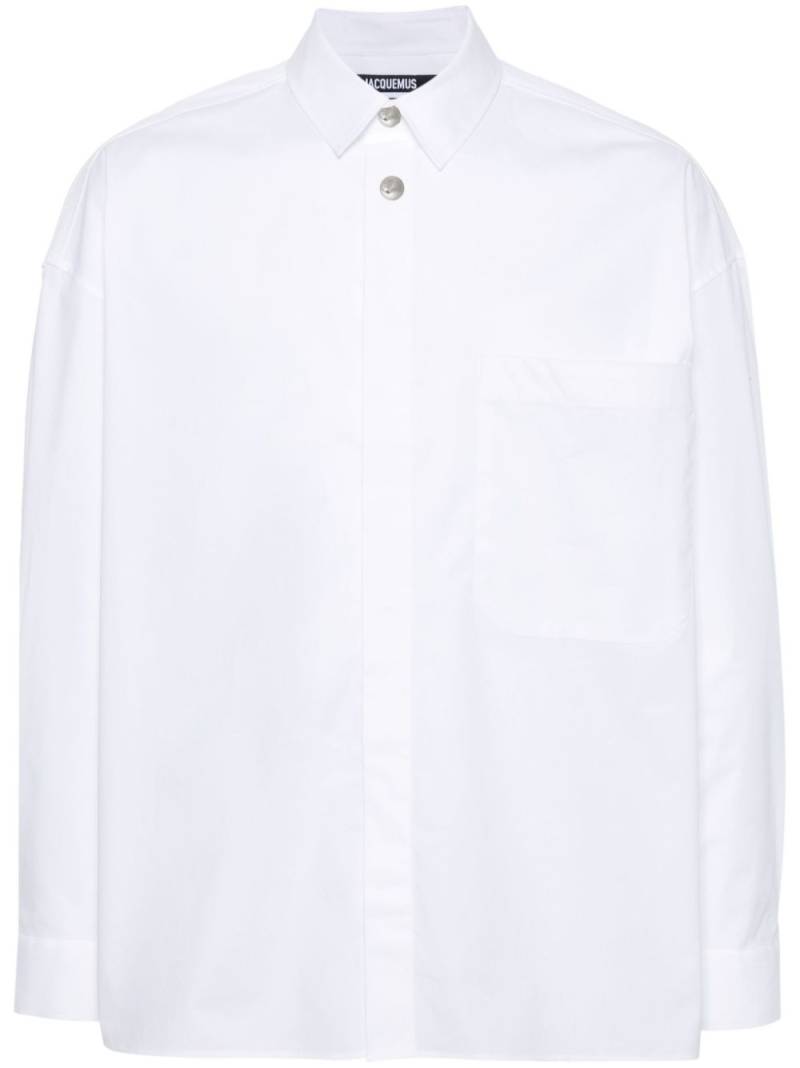 Jacquemus La Chemise Manches Longue shirt - White von Jacquemus