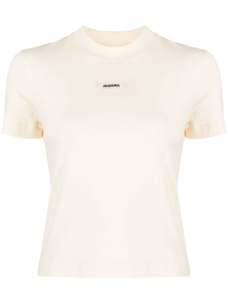 Jacquemus Le T-shirt Gros Grain top - Yellow von Jacquemus