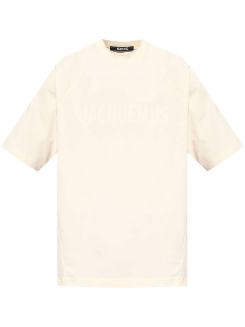 Jacquemus logo-print cotton t-shirt - Neutrals von Jacquemus